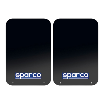 Sparco Mud Flap Pair-Black-SPA03791NR