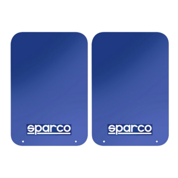 Sparco Mud Flap Pair-Blue-SPA03791AZ