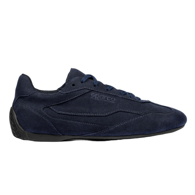 Sparco S-Drive Shoes - Navy Blue Suede 02