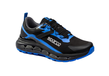 Sparco S-Pike O2 Mechanics Boot Moulinon Edition - Black Blue
