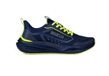 Sparco S-Scape Gus Edition Safely Shoe - Navy Blue Yellow - 01