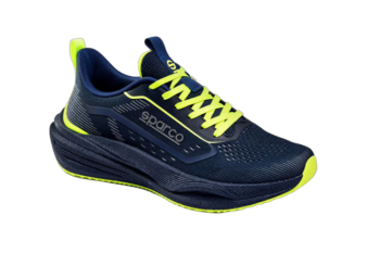 Sparco S-Scape Gus Edition Safely Shoe - Navy Blue Yellow
