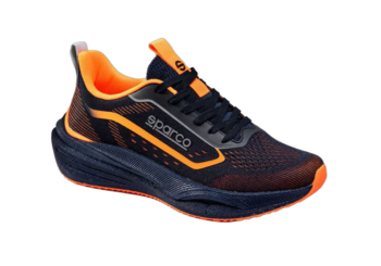 Sparco S-Scape Yohan Edition Safely Shoe - Navy Blue Orange