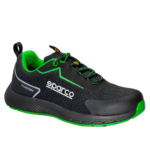 Sparco Traction ESD S1PS SR FO HRO Safety Shoes - Black/Green