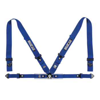 Sparco Sport H-4 4 Point Harness-Blue