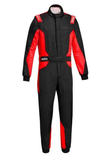 Sparco Sprint Advanced Race Suit-Black Red-front