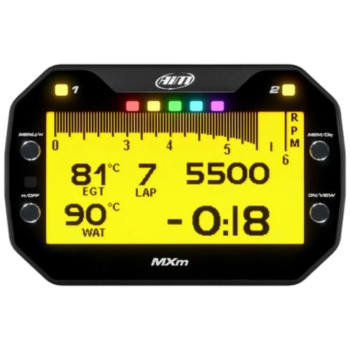 AIM MXm Data Logging Dash With GPS