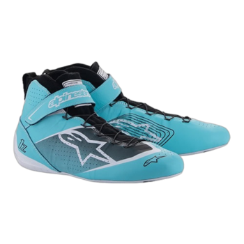 Alpinestars Tech-1 Z V3 Race Boots - Light-Teal / White-black