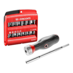 Facom Fac 28pce Bits - 3 In 1 Sd Ratchet Atcl.2a2pb