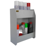 SMALL TWO SHELF FLUID CABINET - POWDER COATED