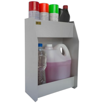 B-G Large Two Shelf Fluid Cabinet - Powder Coated