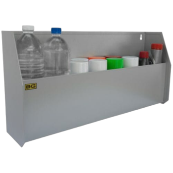 OIL BOTTLE SHELF - POWDER COATED