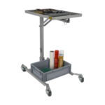 FOLDING MOBILE WORK STAND - POWDER COATED - Image 4