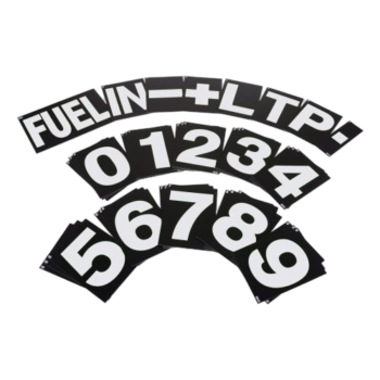 B-G Racing Pit Board Number Set