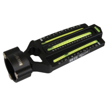 B-G Racing Billet Camber/Castor Bubble Gauge with Magnetic Adaptor