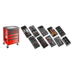 Facom 118pc General Tool Set In Roll6 Cm.118