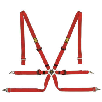 OMP Superlight Professional Safety Belt 0202 HSL - Saloon Pull Down