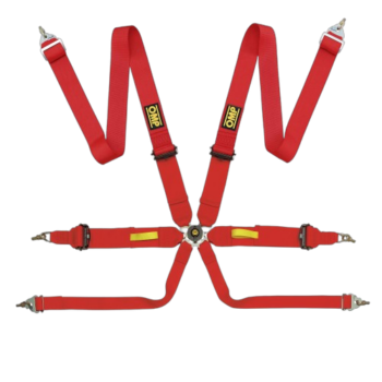 OMP DA0203L Tecnica 3 Saloon - 6 Point Pull Up Safety Harness