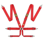 OMP Saloon Safety Harness DA0204E Steel Adjusters - Pull Up