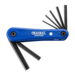 Facom Folding Set Of 7 Hex Keys:2,5->10 Mm E469262