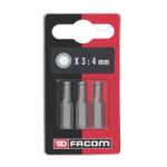 Facom EH.10 - Set of 3 screw bits series 1 for metric countersunk hex head screws EH106.J3