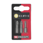 Facom Set of 3 High Perf' bits for Phillips?? screws EP1.J3