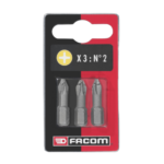 Facom EP10T - Sets of 3 High Perf' bits series 1 - 25 mm EP102T.J3
