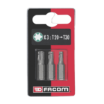 Facom Set of 3 series 1 Torx?? bits T20-25-30 EX12.J3