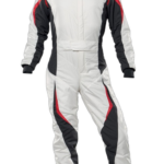 OMP Tecnica Evo Race Suit- White Anthracite