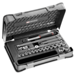 Facom 20-piece 3/8 metric 6-point socket set - J.161B J.161-3P6