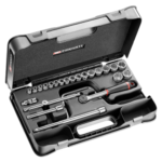 Facom 24-piece 3/8 metric 6-point socket set - J.161B J.161-4P6
