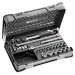 Facom 35-piece 3/8" metric 6-point socket and bit set - J.161B J.431BSP