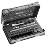 Facom 18-piece 3/8 metric 12-point socket set - JL.161 JL.161-2P12