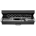 Facom Box of 3/4 12-point metric-size sockets - K.420N K.420N