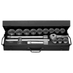 Facom Box of 3/4 6-point metric-size sockets - K.433E K.433E