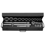 Facom Box of 3/4 12-point metric-size sockets - K.436E K.436E