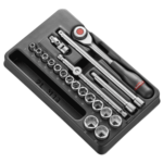 Facom 20-piece 3/8 metric 6-point socket module - J.360 MOD.J360-36