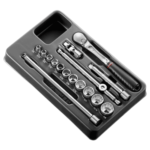 Facom 16-piece 3/8 inch 12-point socket module - JL.161 MOD.JL161-212U