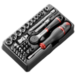 Facom 37-piece 1/4 metric 6-point socket and bit module - R.161B MOD.R161-66