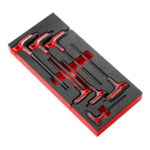 Facom 7pc Hex Key Set Ball 3-10mm Foam Modm.84tzsa