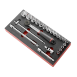 Facom 22-piece 1/2?? metric 12-point socket foam module MODM.S161-212U