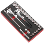 Facom 1/2?? 6-point socket and accessories foam module MODM.S1A