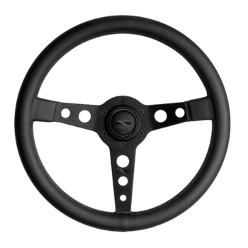 Momo Steering Wheel Prototipo Black Edition - Black/Black Size 350mm