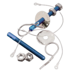 OMP Pair Of ALU Bonnet Pins