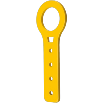 OMP Flat Aluminium Tow Hook
