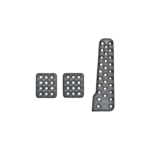 Omp Set 3 Pedal Sand-blasted Aluminium
