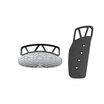 2 Pedal Set Anodized Aluminium