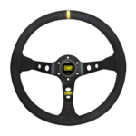 Corsica Dished Steering Wheel Suede 3 Anodized Aluminium - Image 3