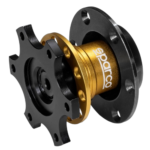 Sparco Steering Wheel Quick Release Racing Blk/Yell