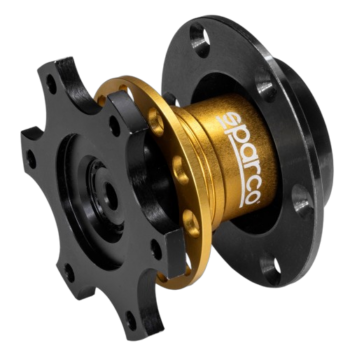 Sparco Steering Wheel Quick Release Racing Blk/Yell